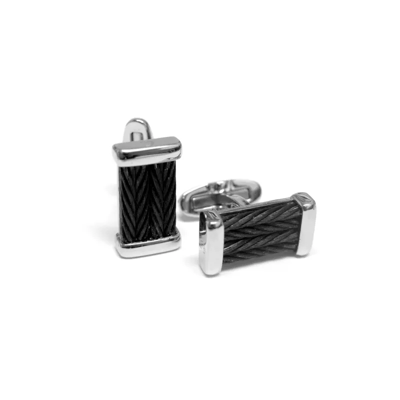 Celtic® Chevron Cufflinks made by Charriol