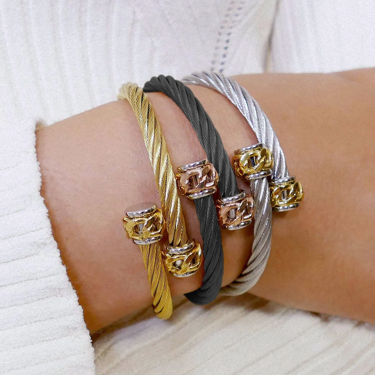 Celtic® Chainette Bangles sold by Charriol product image thumbnail 5