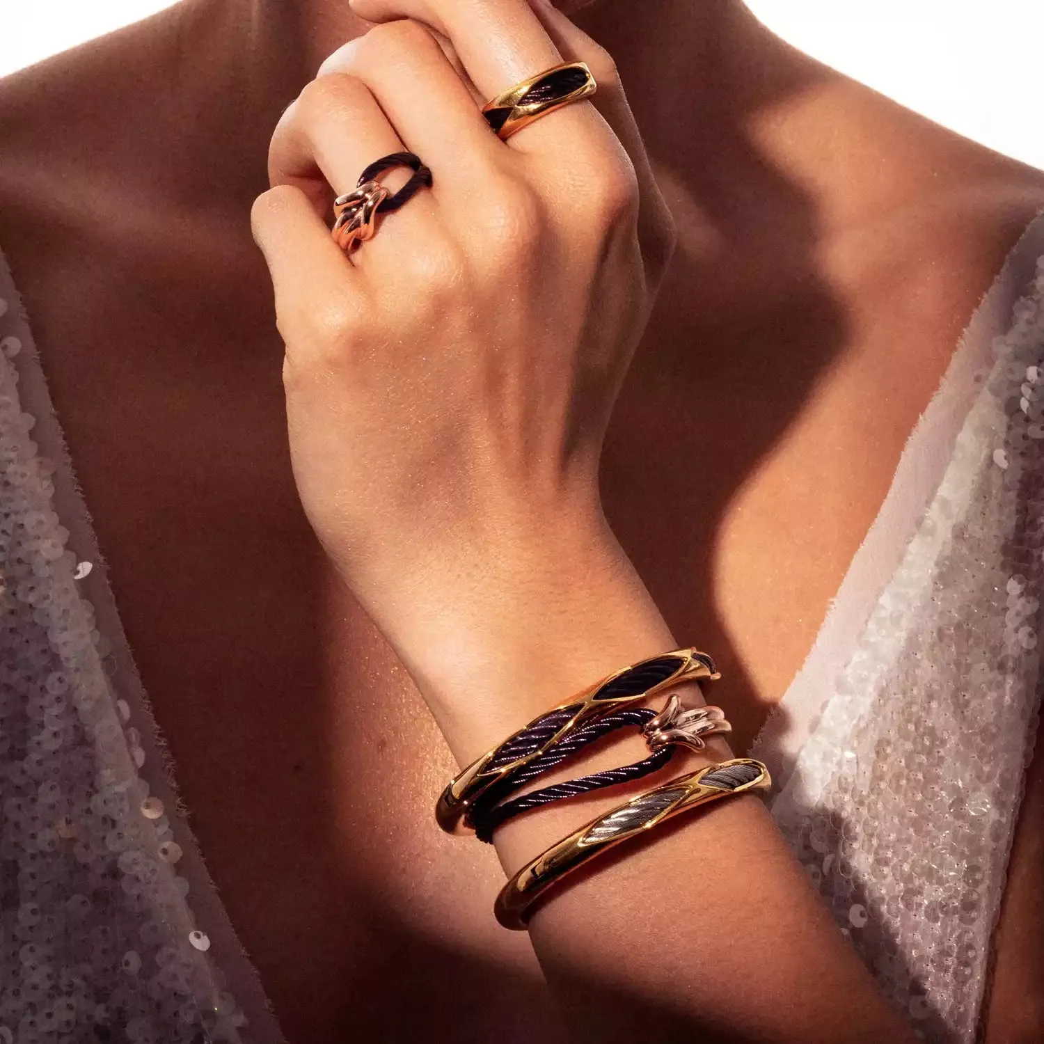 Celtic® Knot bangle sold by Charriol product image thumbnail 4