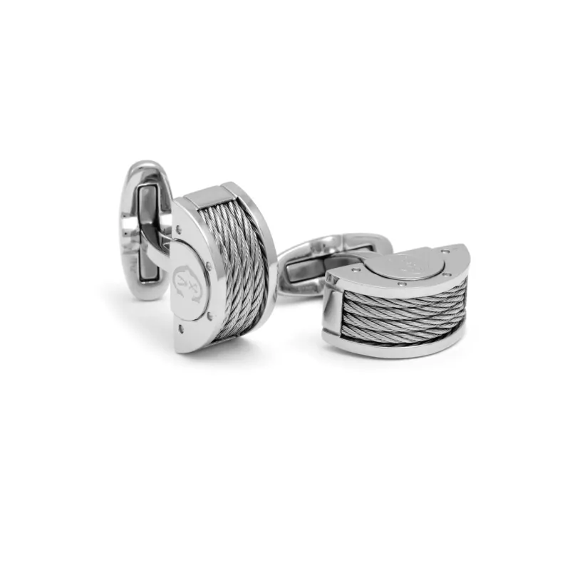 Celtic® Semicircle Cufflinks made by Charriol