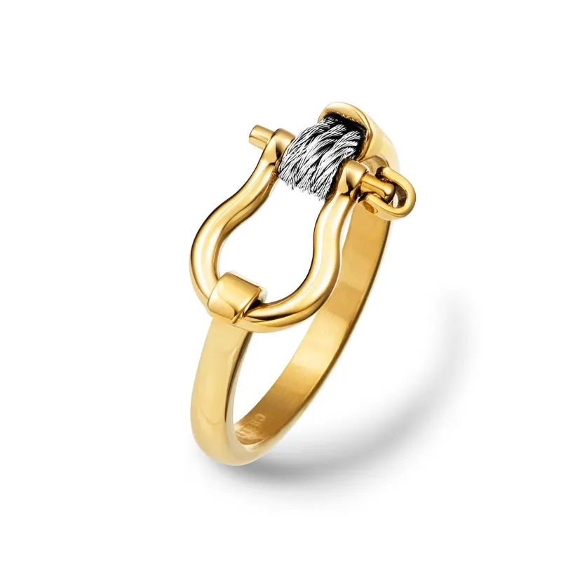 St. Tropez® Mariner Shackle Ring sold by Charriol