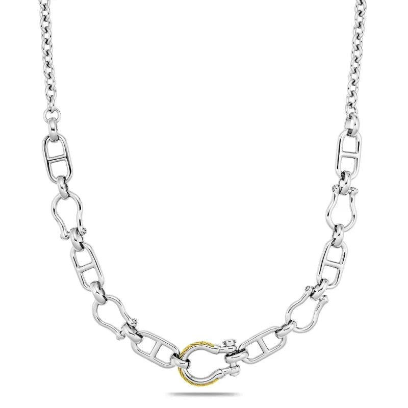 St. Tropez® Mariner Shackle Necklace sold by Charriol