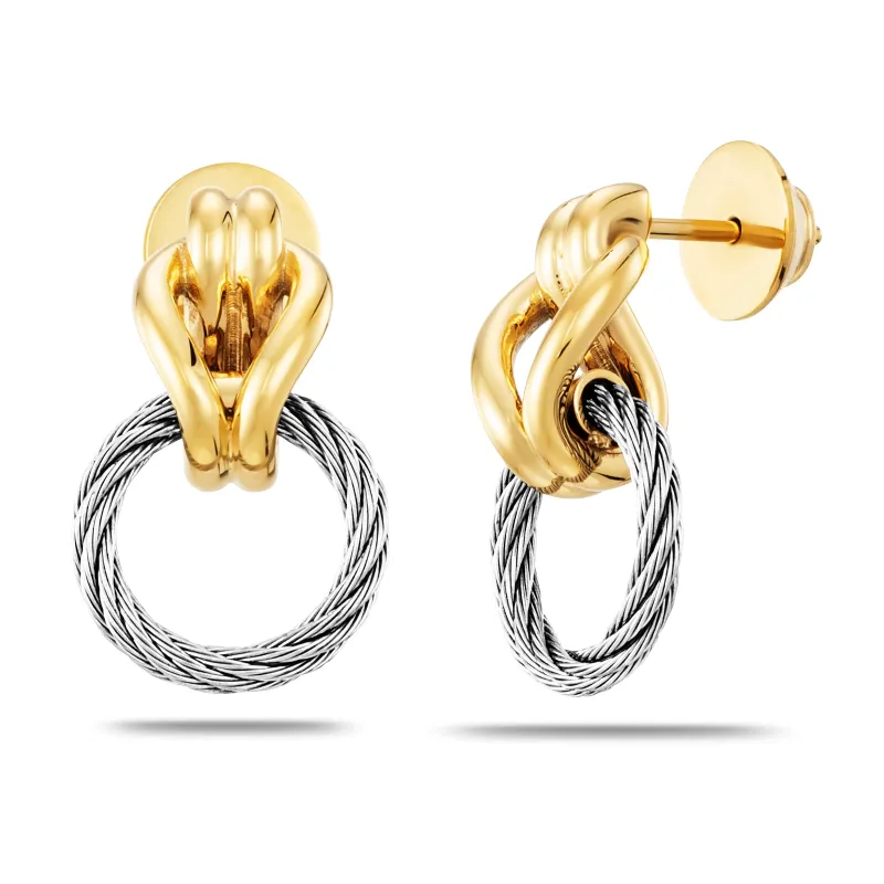 CelticĀ® Knot earrings sold by Charriol