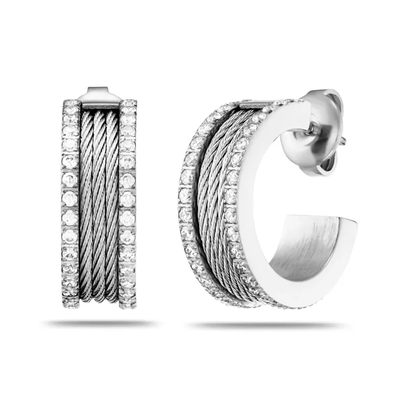 Forever™ Magnifique Earrings made by Charriol