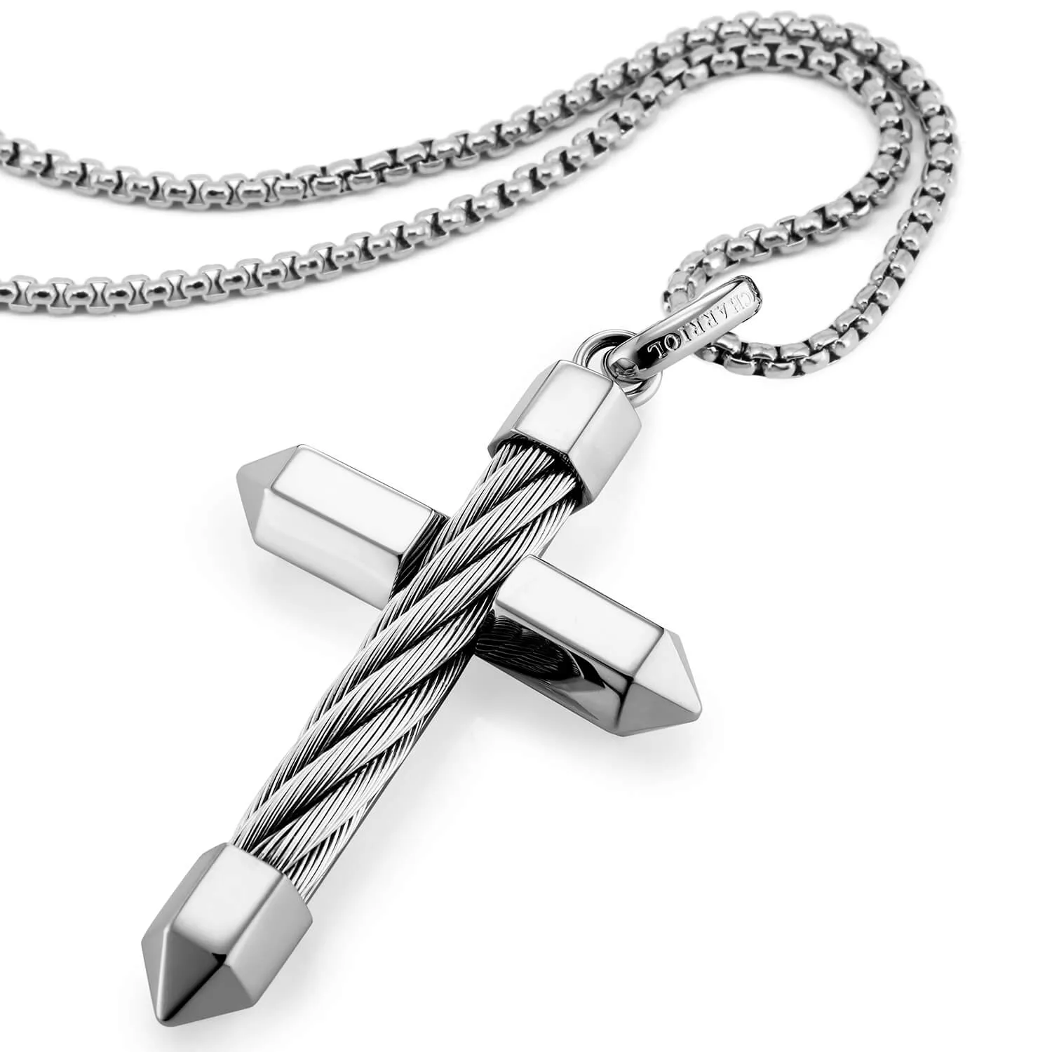 Celtic® Cross Necklace Big Pendant sold by Charriol product image thumbnail 4