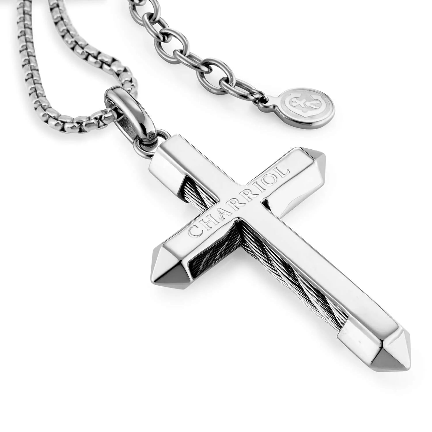 Celtic® Cross Necklace Big Pendant sold by Charriol product image thumbnail 2