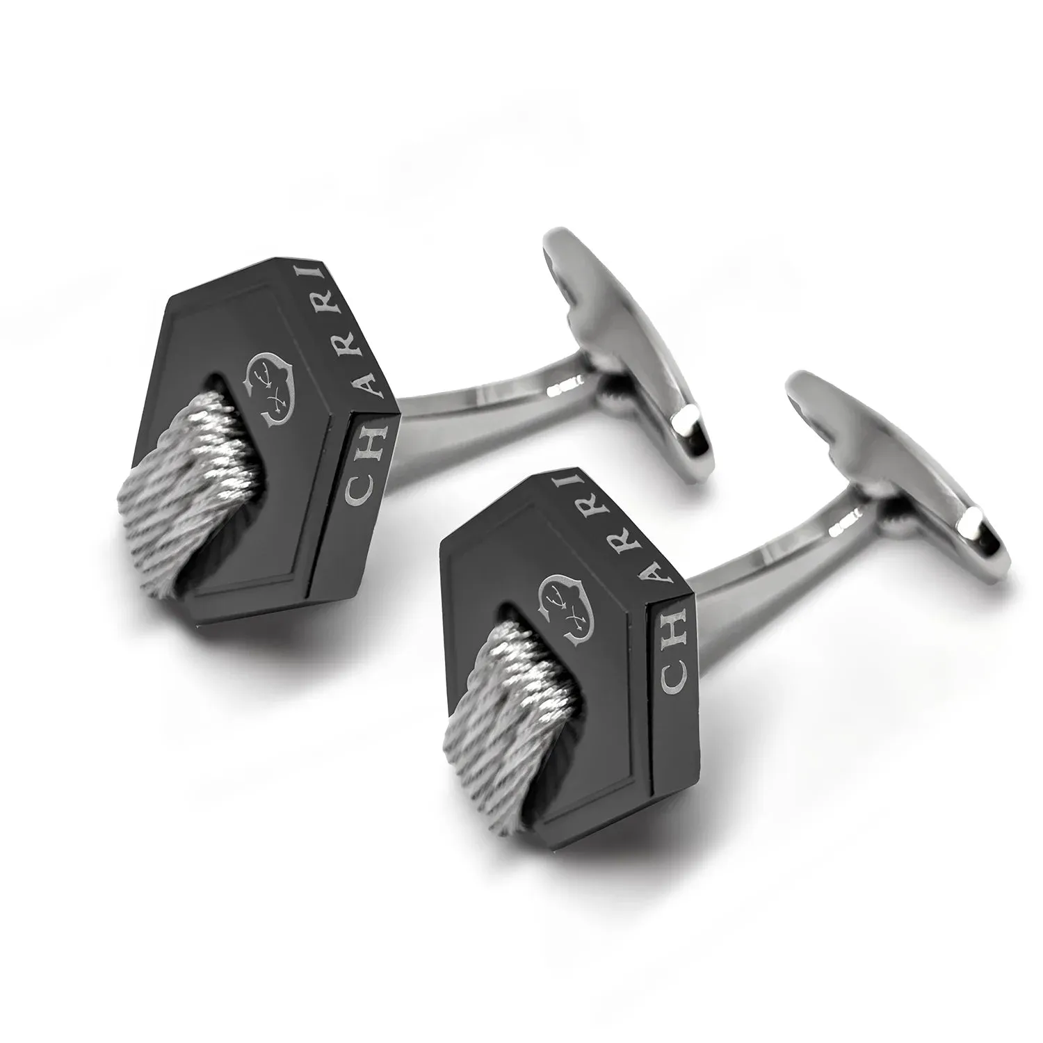 Celtic® Hex Logo Cufflinks sold by Charriol product image thumbnail 2