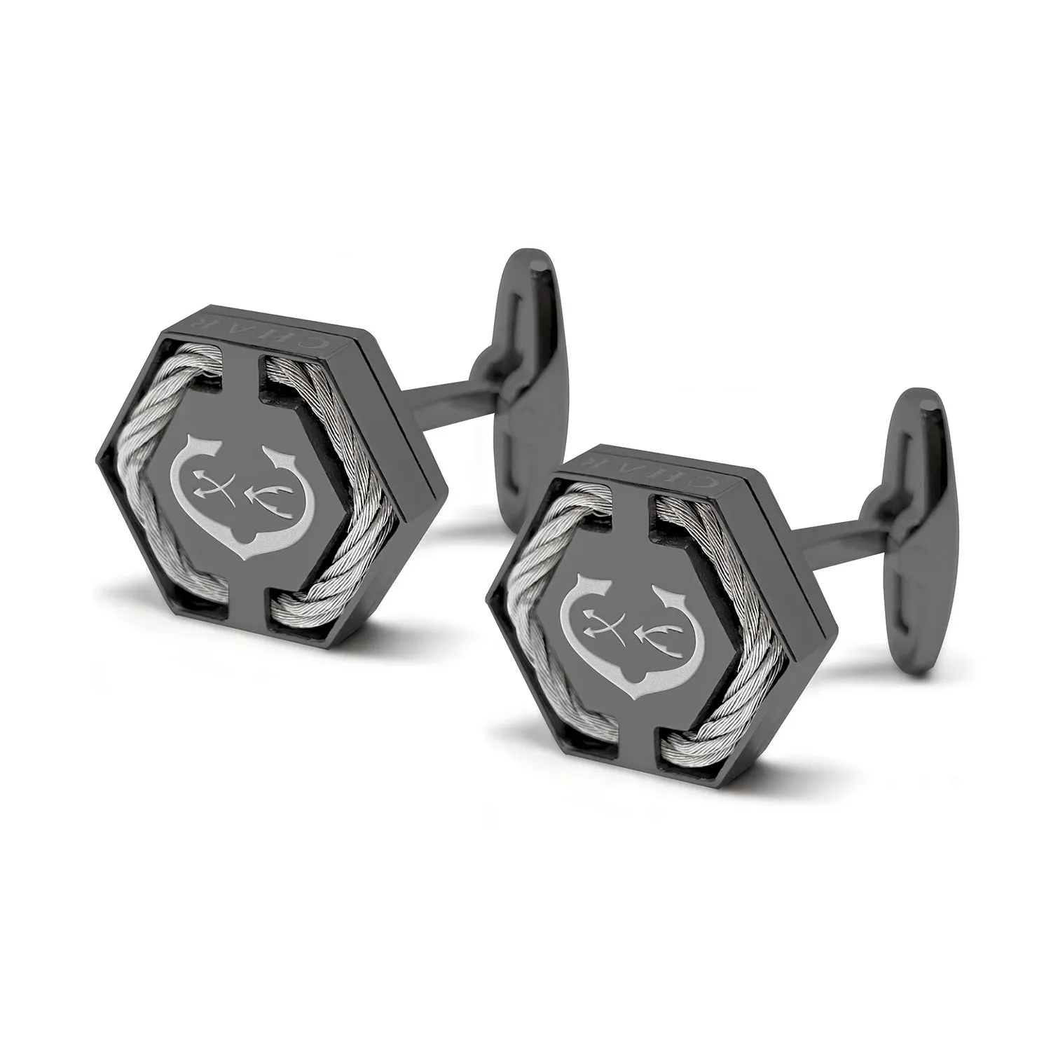 Celtic® Hex Logo Cufflinks sold by Charriol product image thumbnail 4