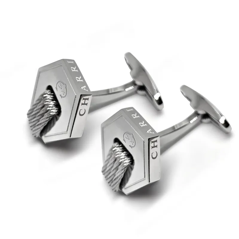 Celtic® Hex Logo Cufflinks made by Charriol