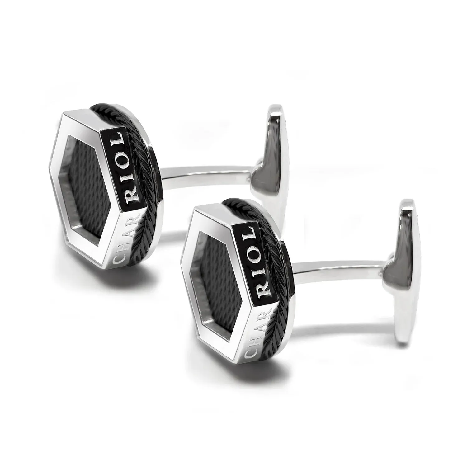 Celtic® Hex Cufflinks sold by Charriol product image thumbnail 2