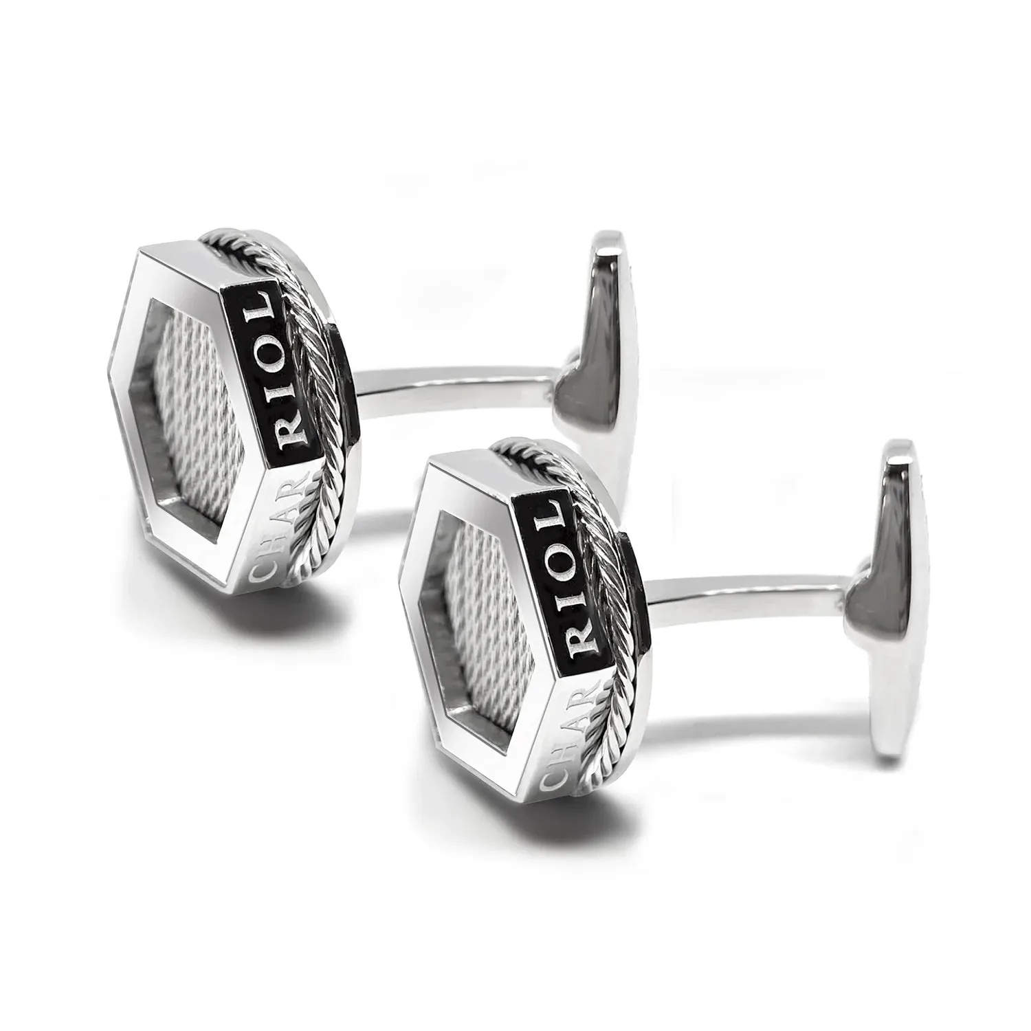 Celtic® Hex Cufflinks sold by Charriol