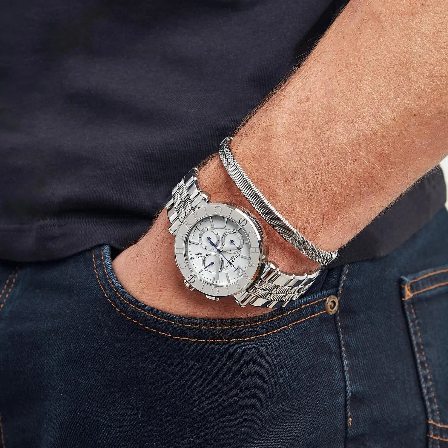 Celtic® Gentleman Iconic Bangle sold by Charriol product image thumbnail 4
