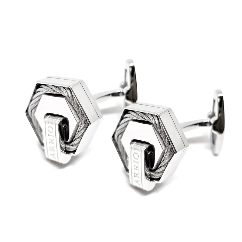 Celtic® Hex Charriol Cufflinks made by Charriol