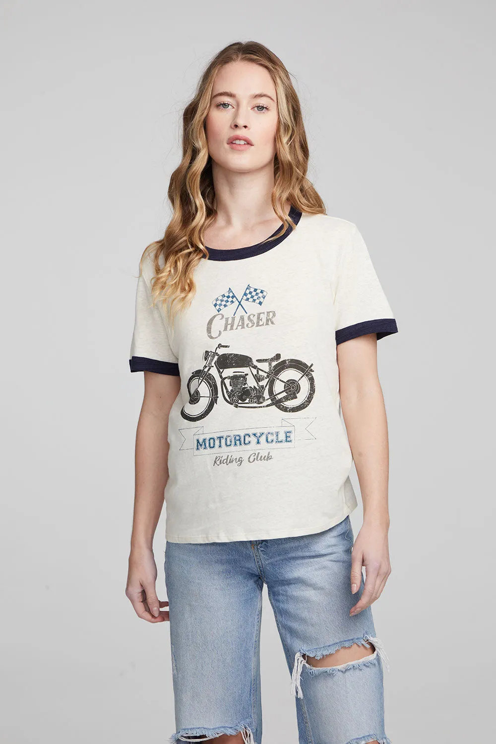 Chaser Motorcycle Club Desert Cotton Crewneck Tee sold by Chaser