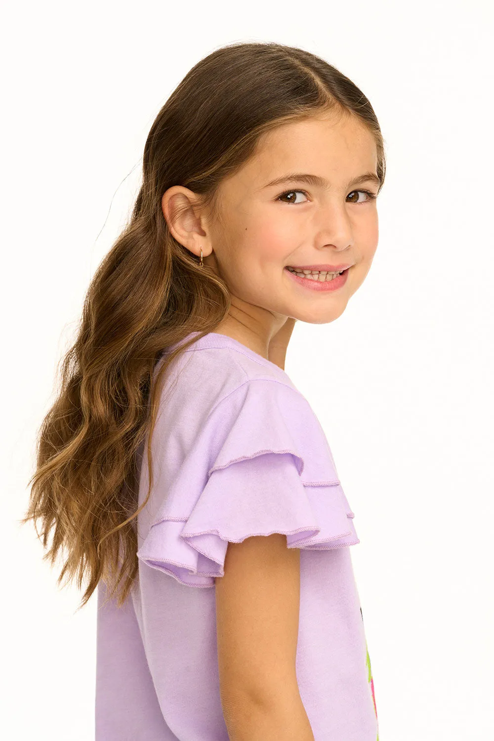 Powderpuff Girls - Girl Power Flutter Sleeve Tee sold by Chaser product image thumbnail 2