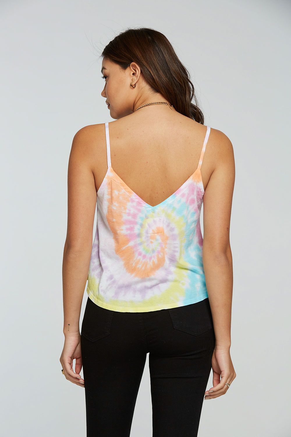 Recycled Vintage Jersey Flouncy Double V Cami sold by Chaser product image thumbnail 2