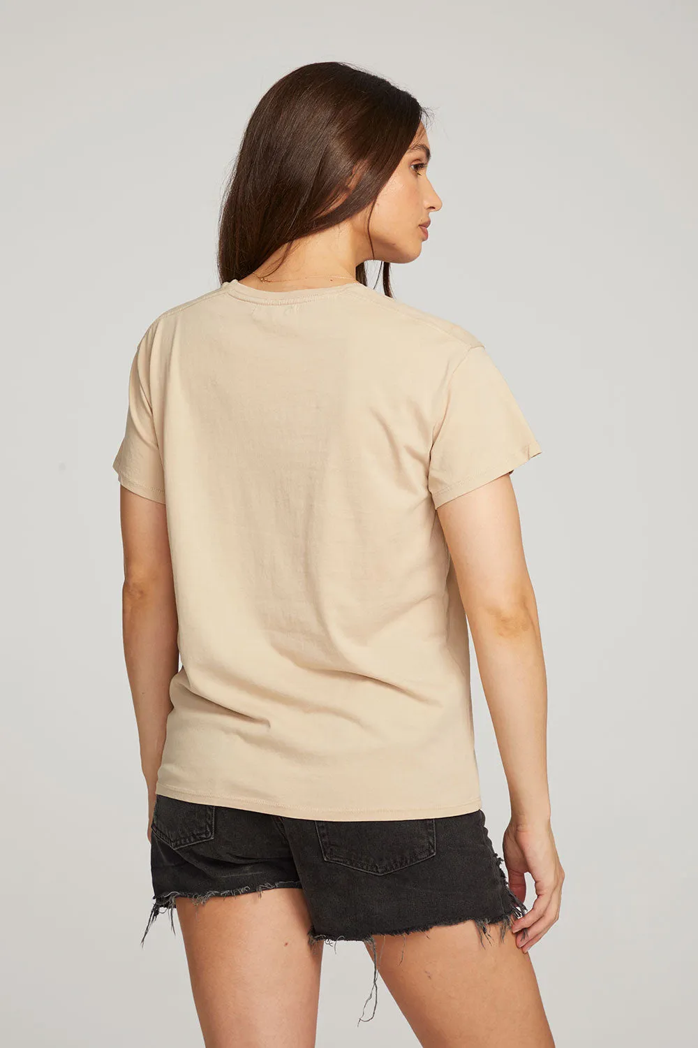 Everyday Essential Cappuccino Crew Neck Tee sold by Chaser product image thumbnail 3