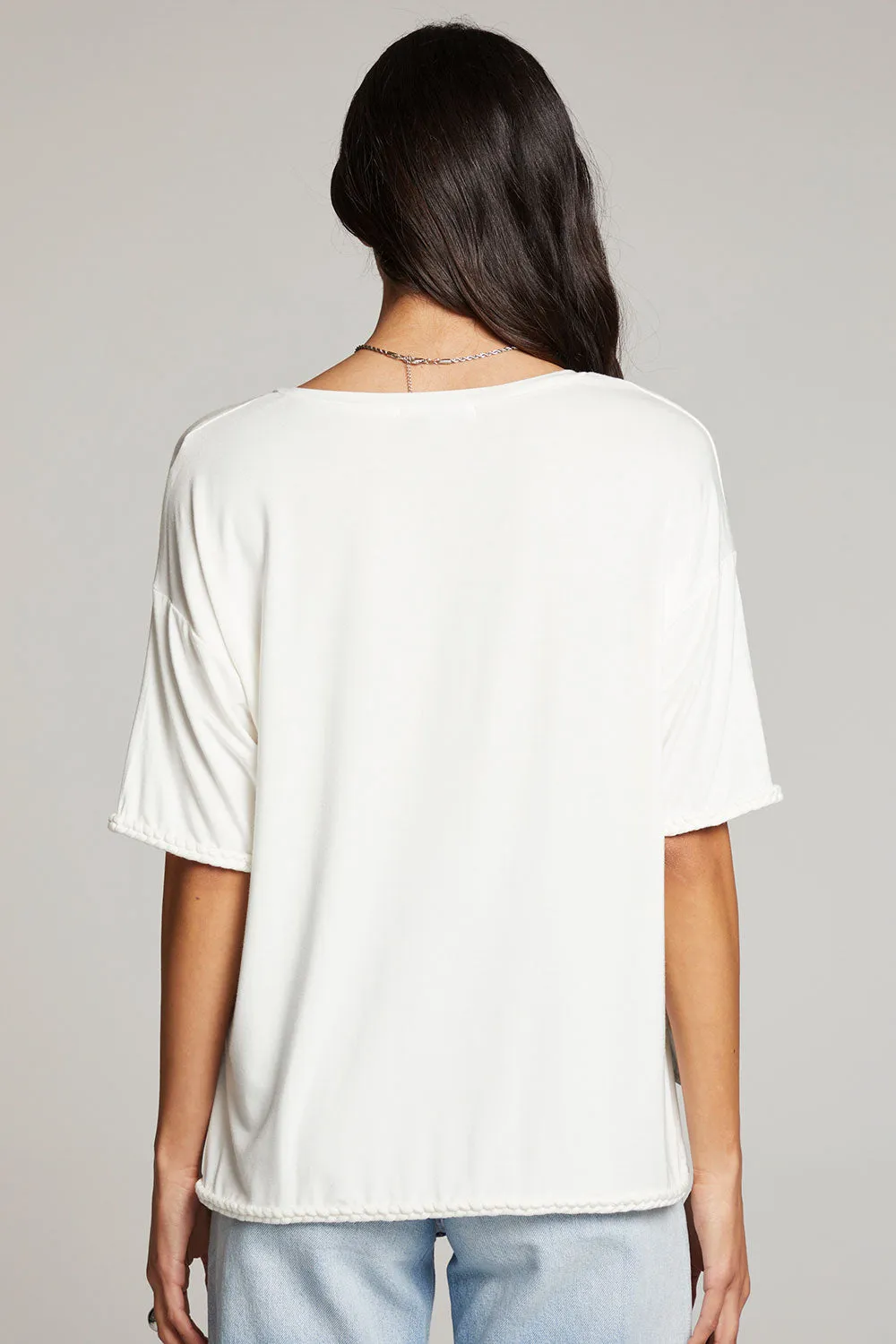 Mason White V Neck sold by Chaser product image thumbnail 3