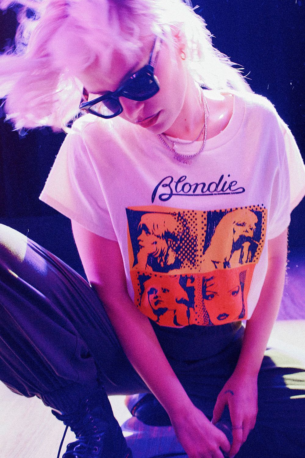 Blondie Retro Poster Tee sold by Chaser product image thumbnail 4