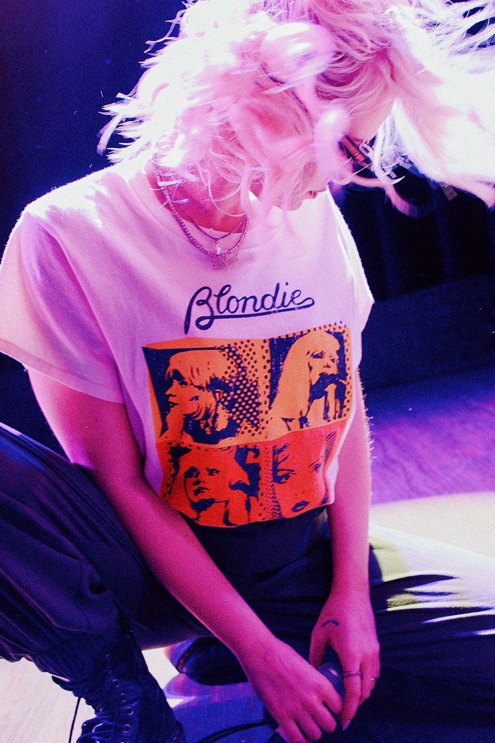 Blondie Retro Poster Tee sold by Chaser product image thumbnail 3