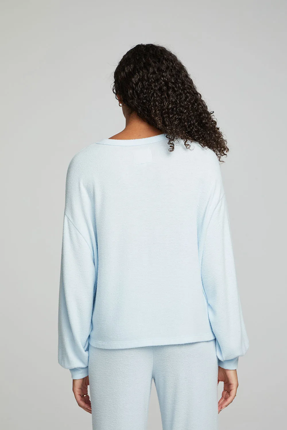Lesh Long Sleeve Tee - Tide Blue sold by Chaser product image thumbnail 3