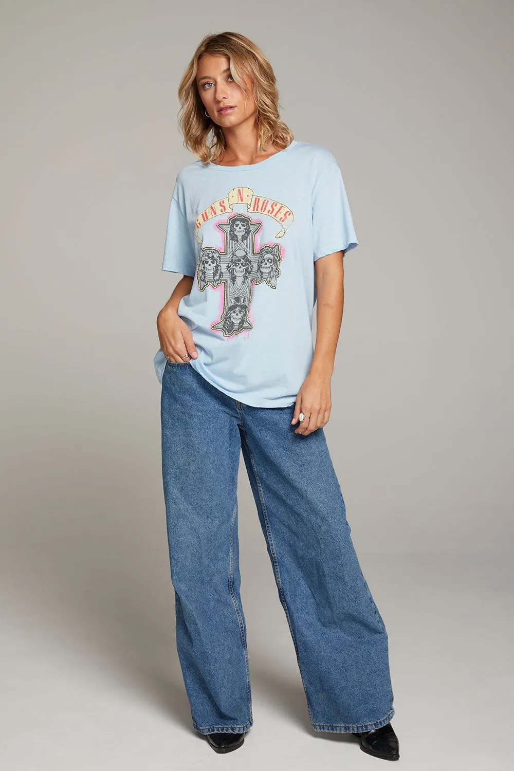 Guns N' Roses Skull Cross Tee sold by Chaser product image thumbnail 5