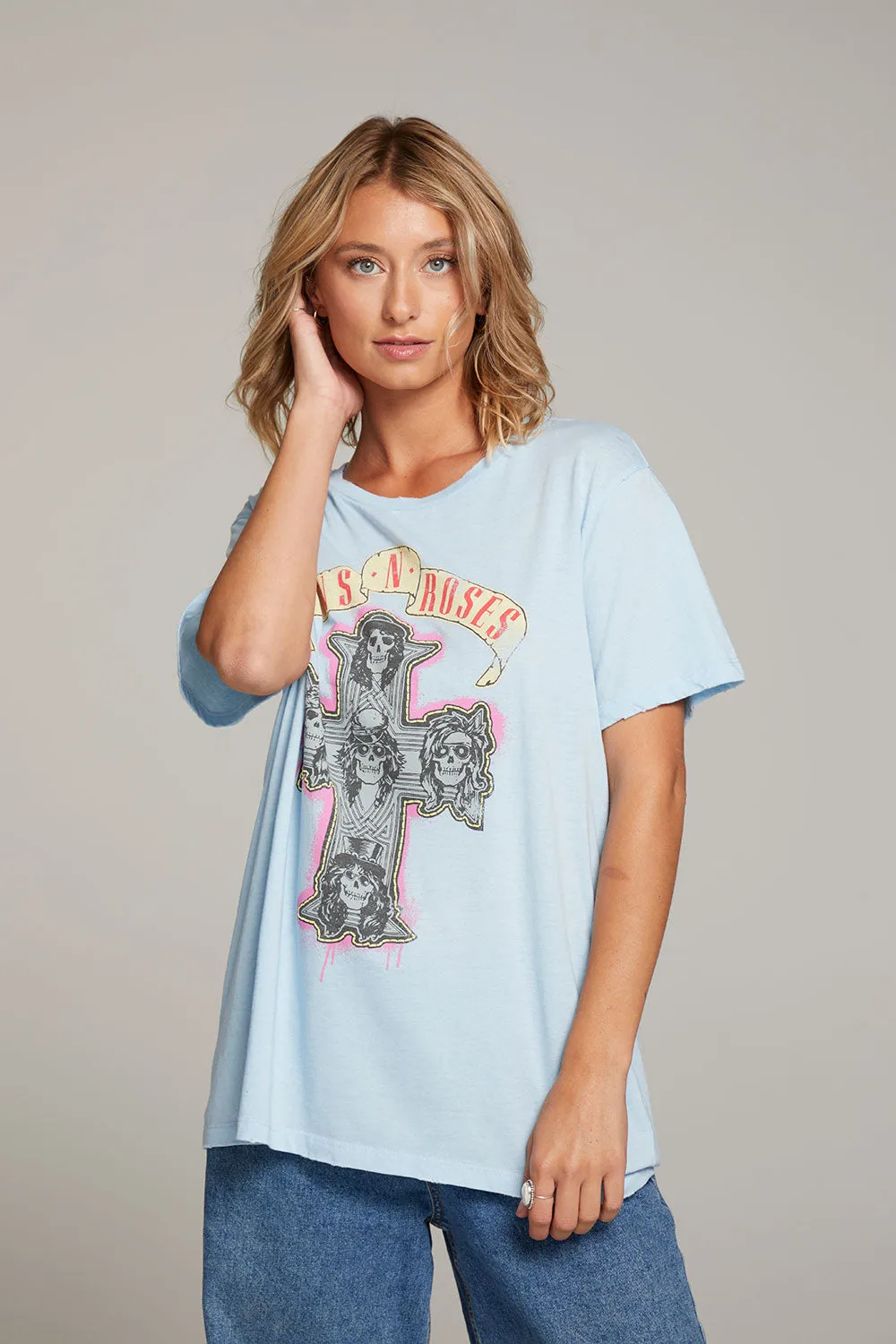 Guns N' Roses Skull Cross Tee sold by Chaser product image thumbnail 3