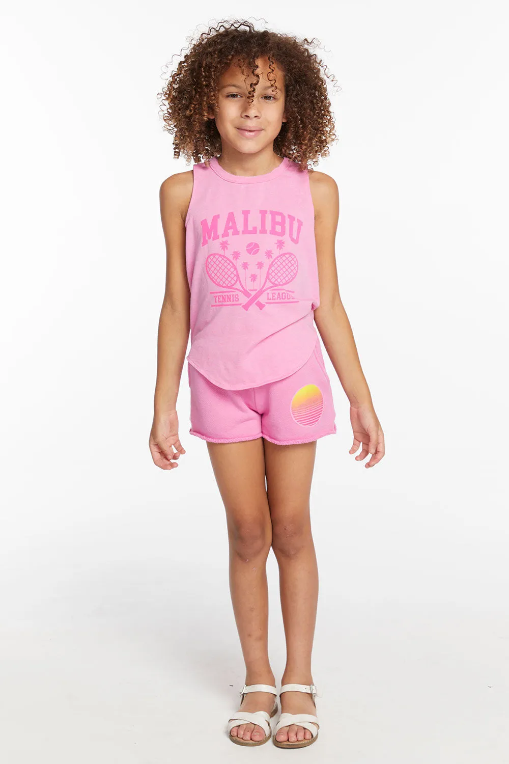 Malibu Girls Vintage Jersey Shirttail Muscle sold by Chaser product image thumbnail 5