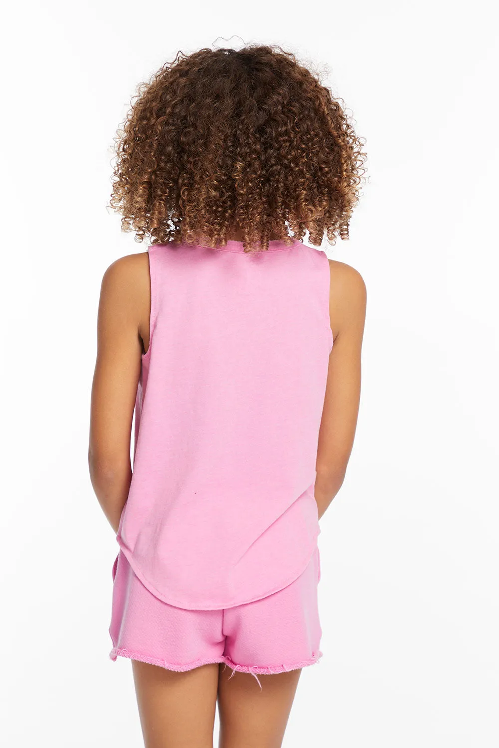 Malibu Girls Vintage Jersey Shirttail Muscle sold by Chaser product image thumbnail 4