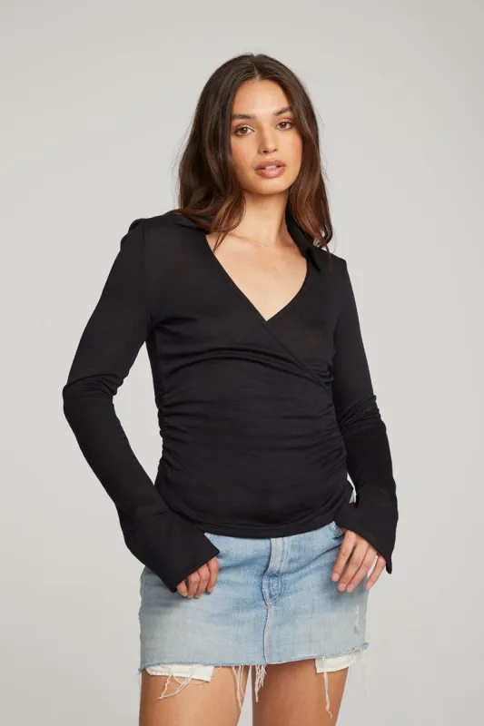 Harper Licorice Long Sleeve sold by Chaser