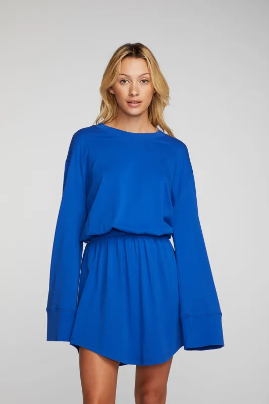Cotton Jersey Mini Dress with Wide Sleeves sold by Chaser