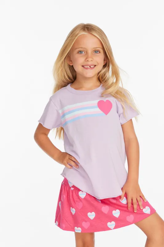 Stripe Heart Tee sold by Chaser