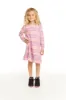 Long Sleeve Cotton Candy Plaid Dress sold by Chaser