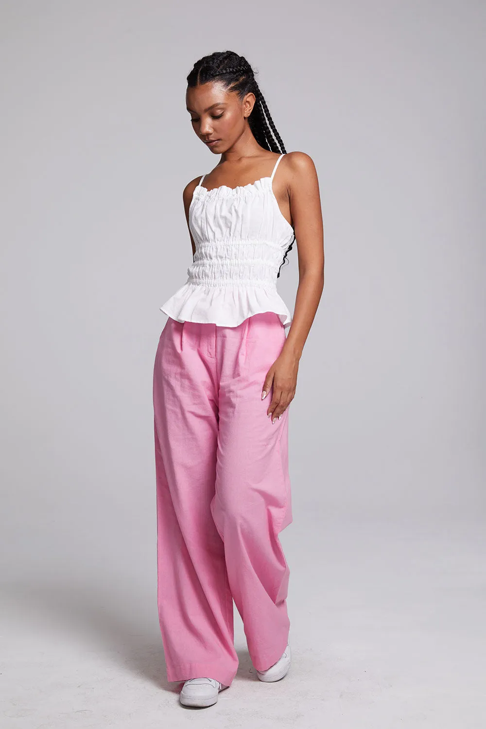 Lorenzo White Tank Top sold by Chaser product image thumbnail 5