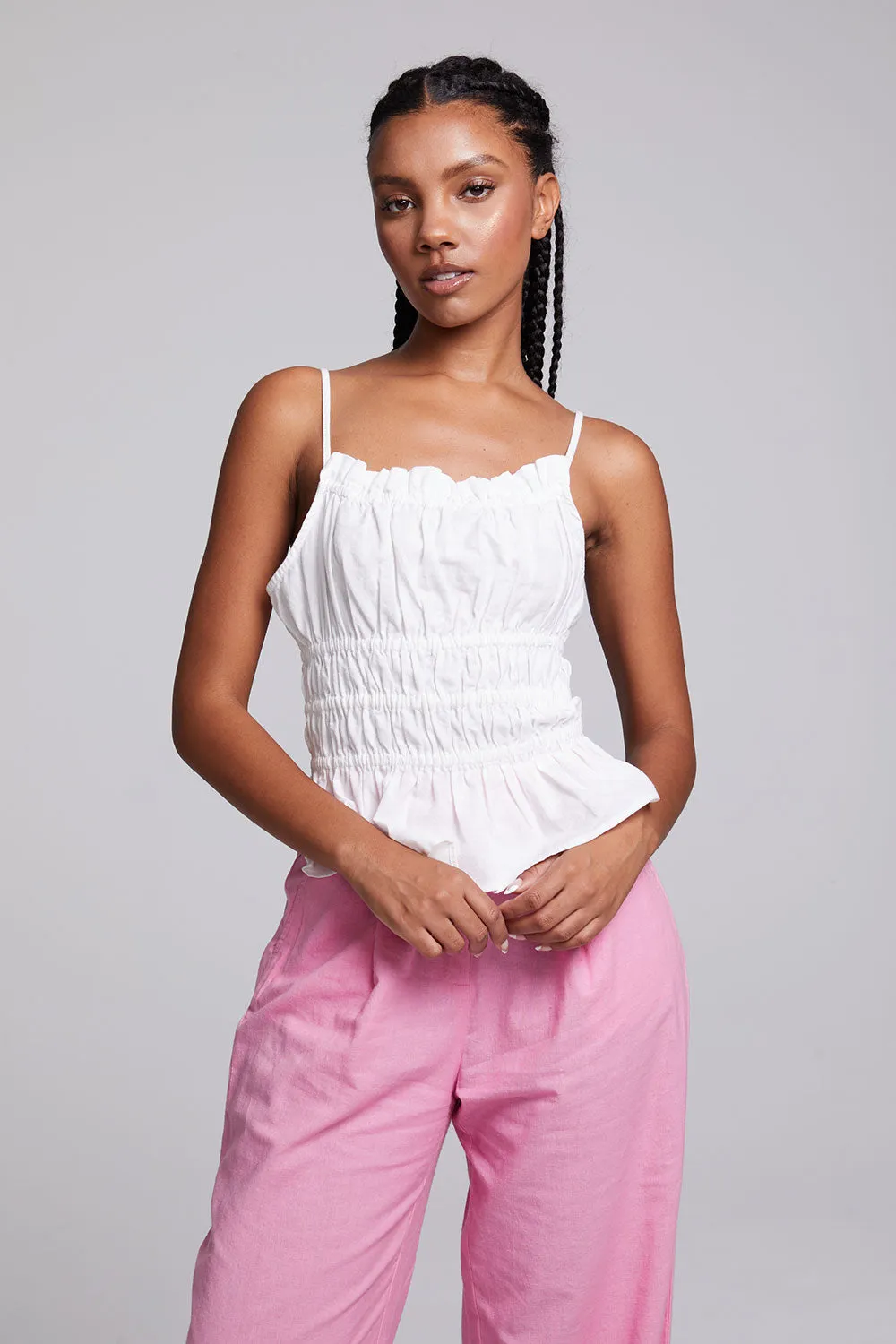 Lorenzo White Tank Top sold by Chaser