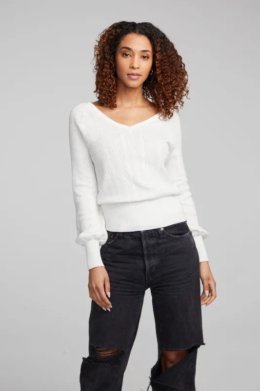 Blackheart White Star Long Sleeve sold by Chaser