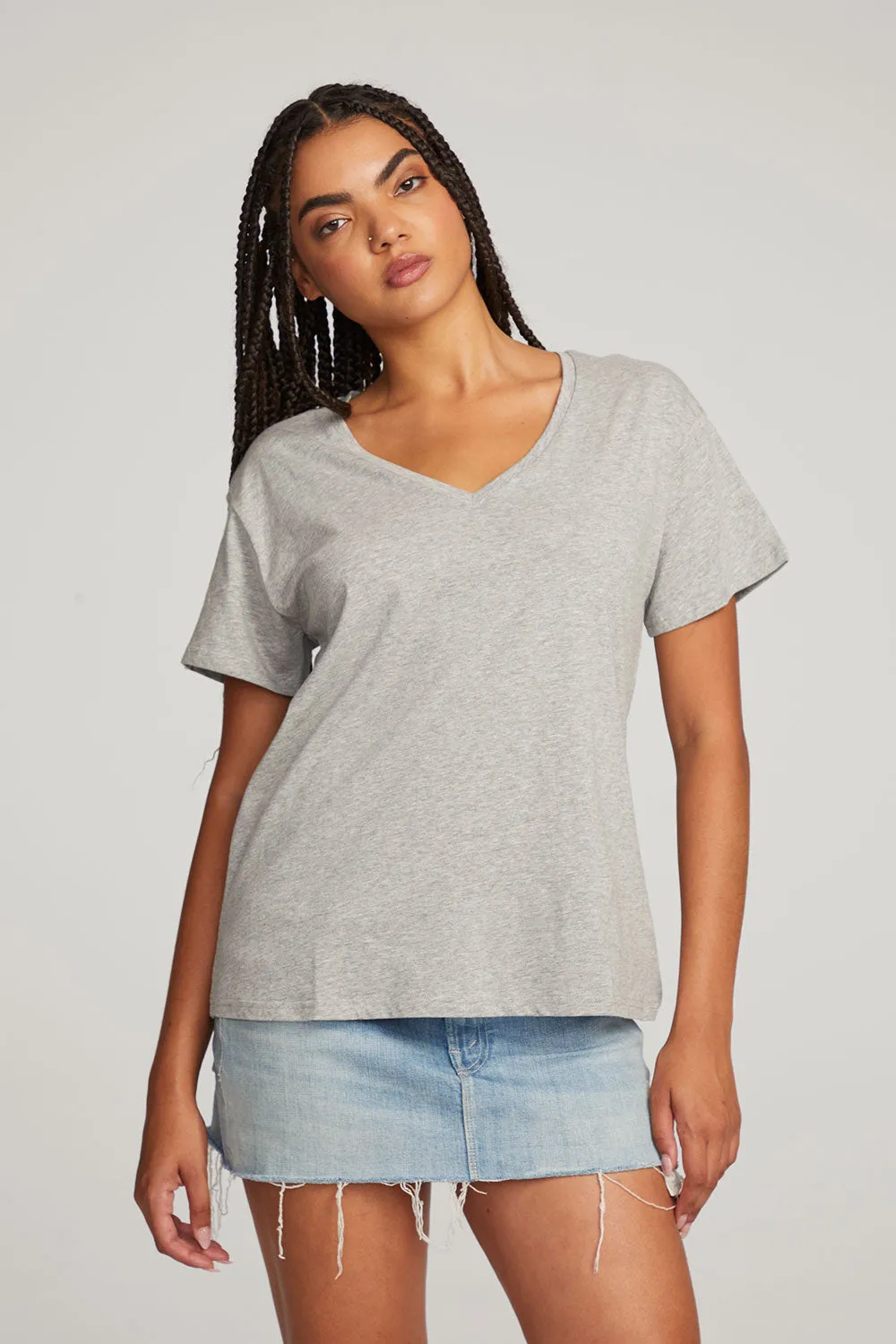 Everyday Essential V-neck Tee sold by Chaser