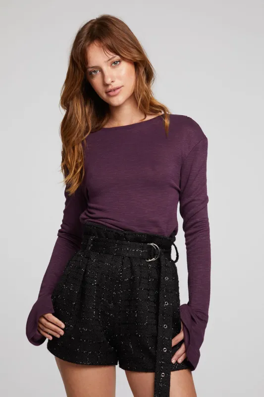 Nyla Plum Perfect Blouse sold by Chaser