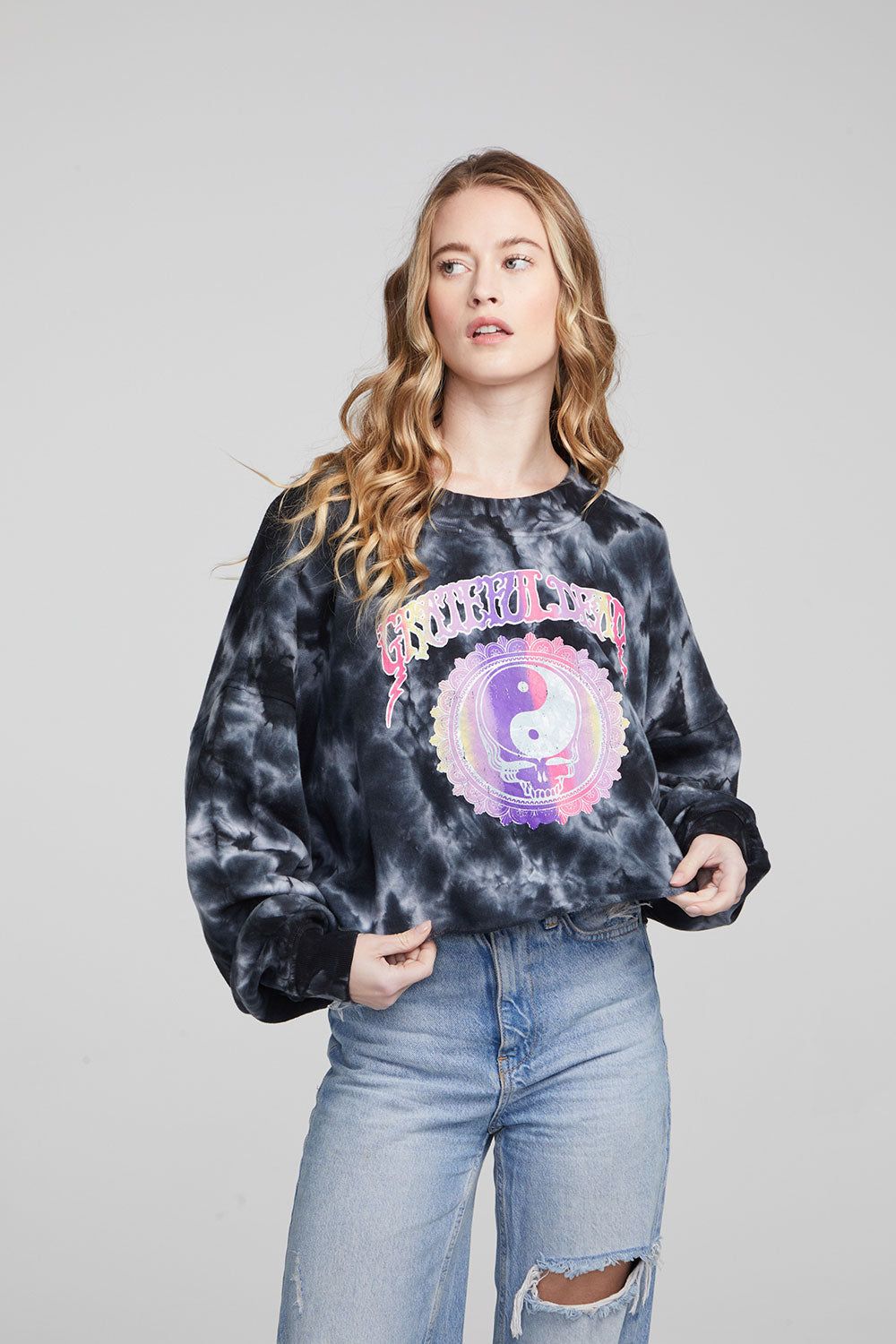 Grateful Dead Yin Yang Skull Pullover sold by Chaser product image thumbnail 4