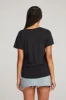 Everyday Essential Black V-neck Tee sold by Chaser
