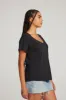Everyday Essential Black V-neck Tee sold by Chaser