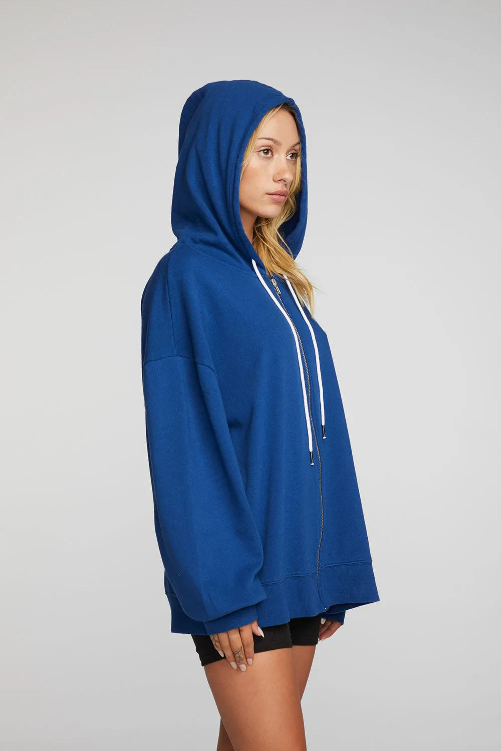 Cotton Fleece Zip Up Hoodie sold by Chaser product image thumbnail 2