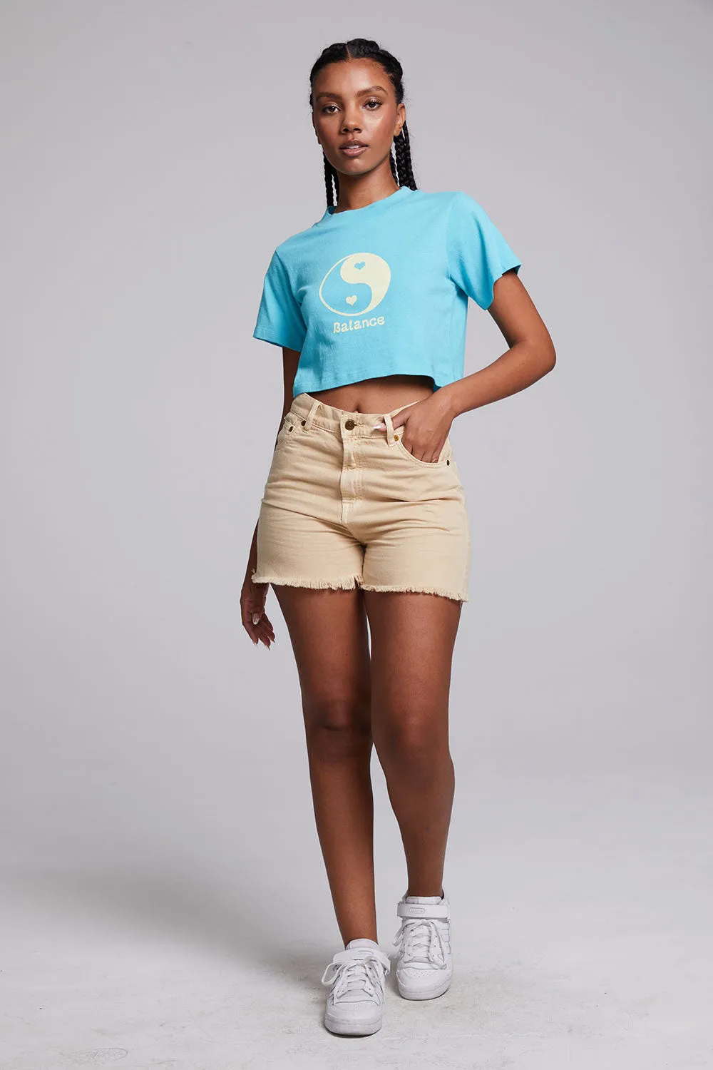 Balance Crop Tee sold by Chaser product image thumbnail 4