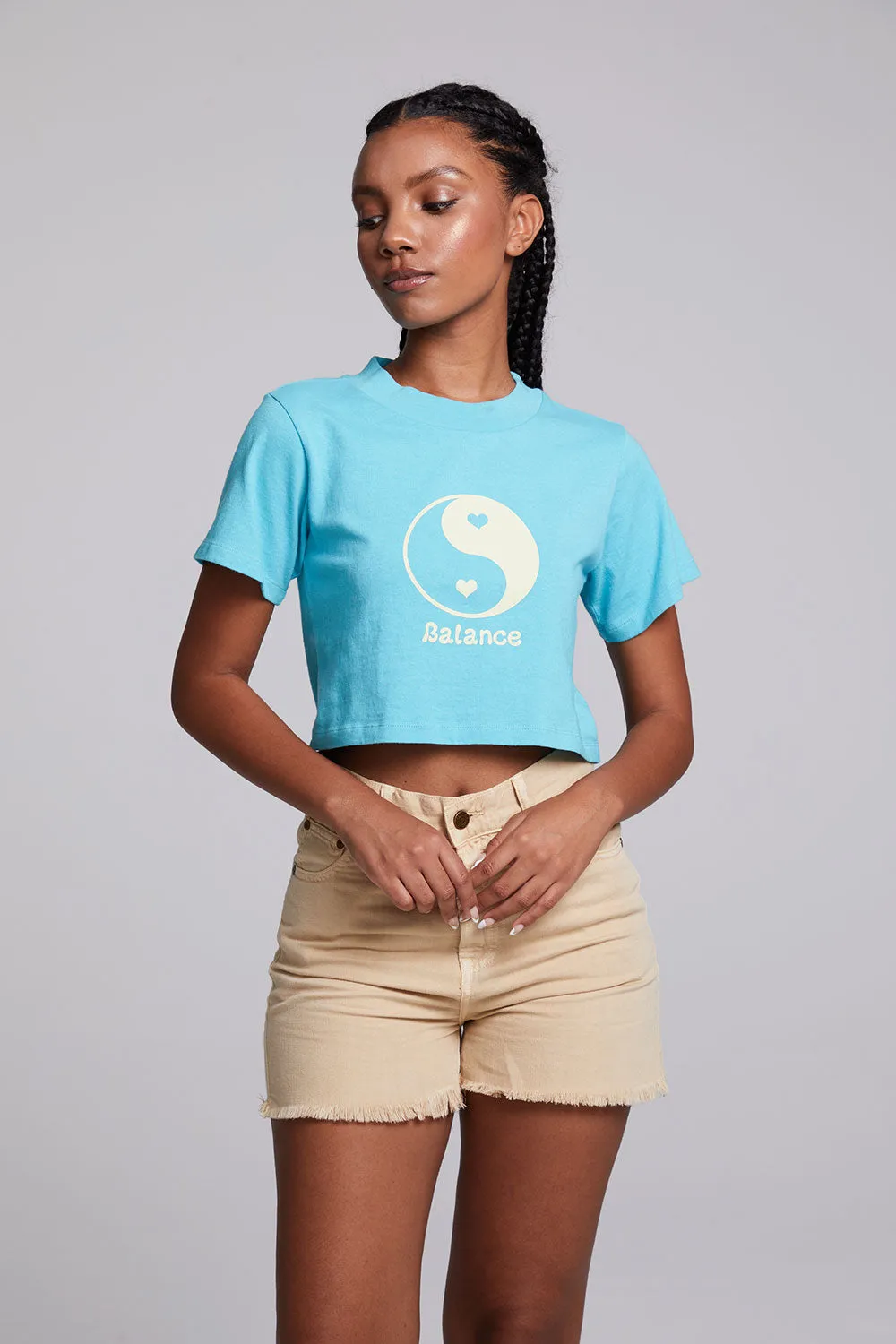 Balance Crop Tee sold by Chaser product image thumbnail 2