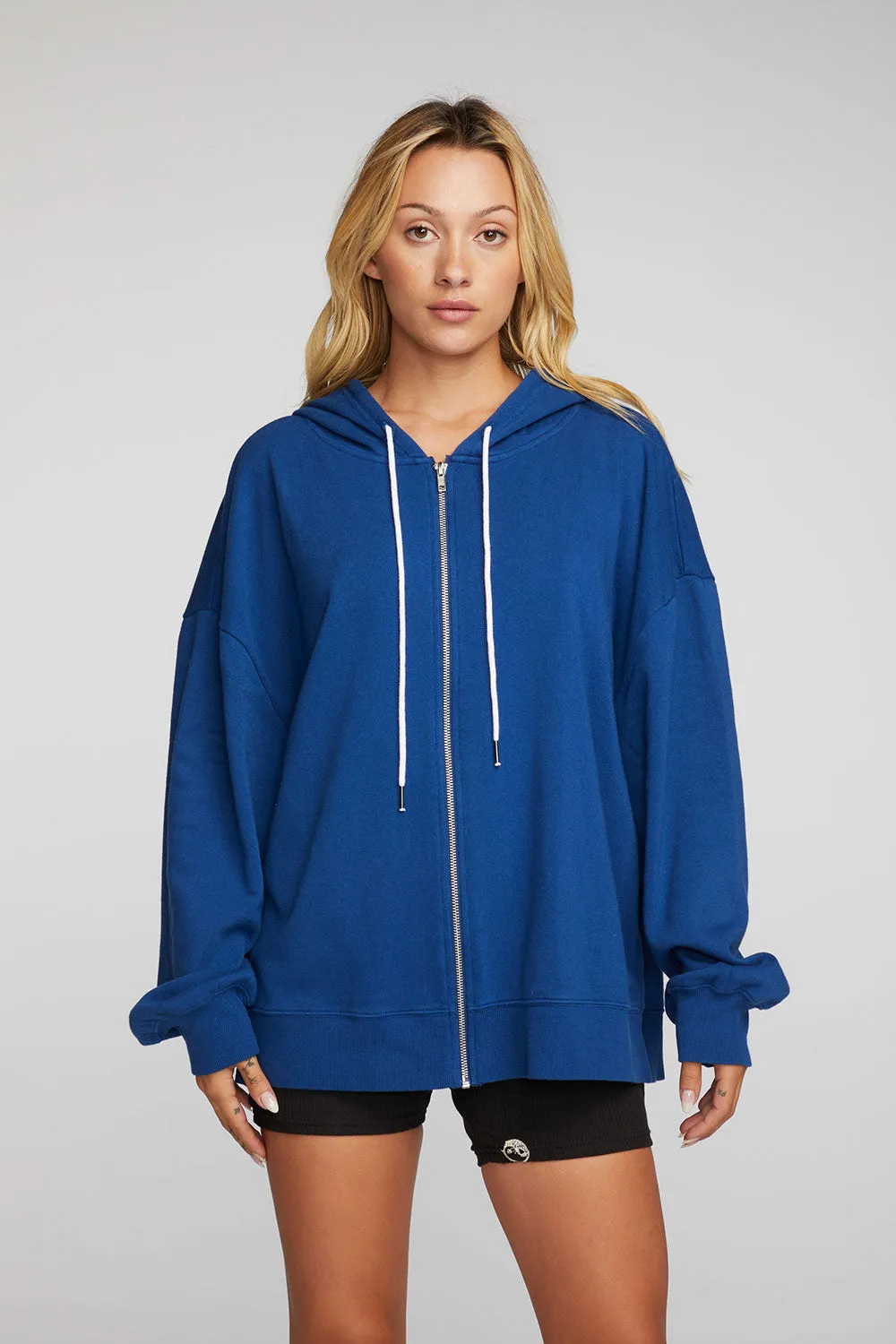 Cotton Fleece Zip Up Hoodie sold by Chaser