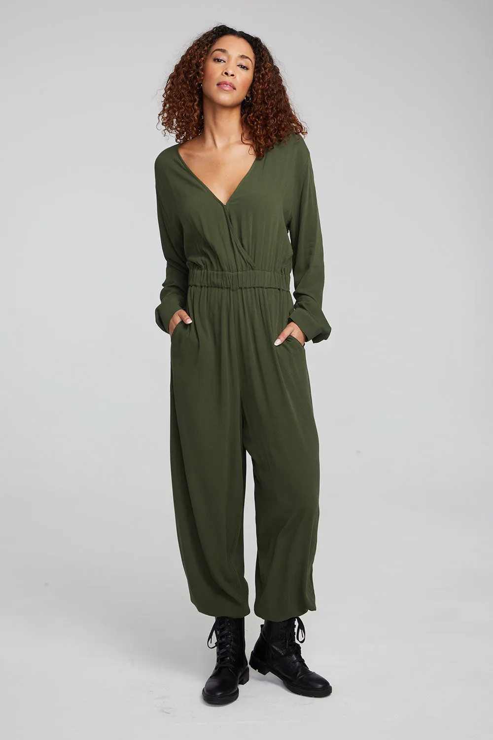 Colette Forest Night Jumpsuit sold by Chaser product image thumbnail 4