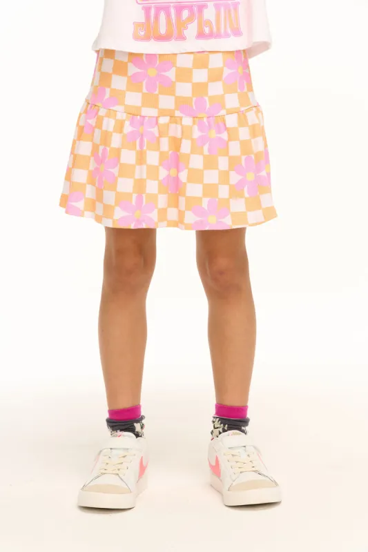 Daisy Check Skirt sold by Chaser