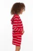 Heart Stripe Girls Zip-up Hoodie sold by Chaser