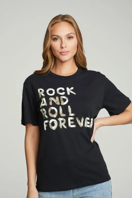 Rock N Roll Forever Crew Tee sold by Chaser