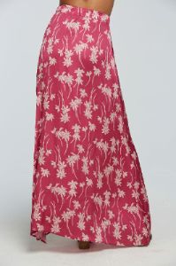 Stretch Silky Basics Side Slit Maxi Skirt sold by Chaser